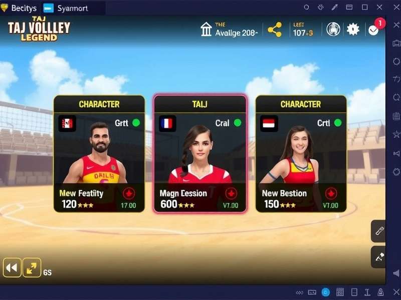 Taj Volley Elite Legend Character Customization